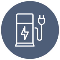 electric car icon